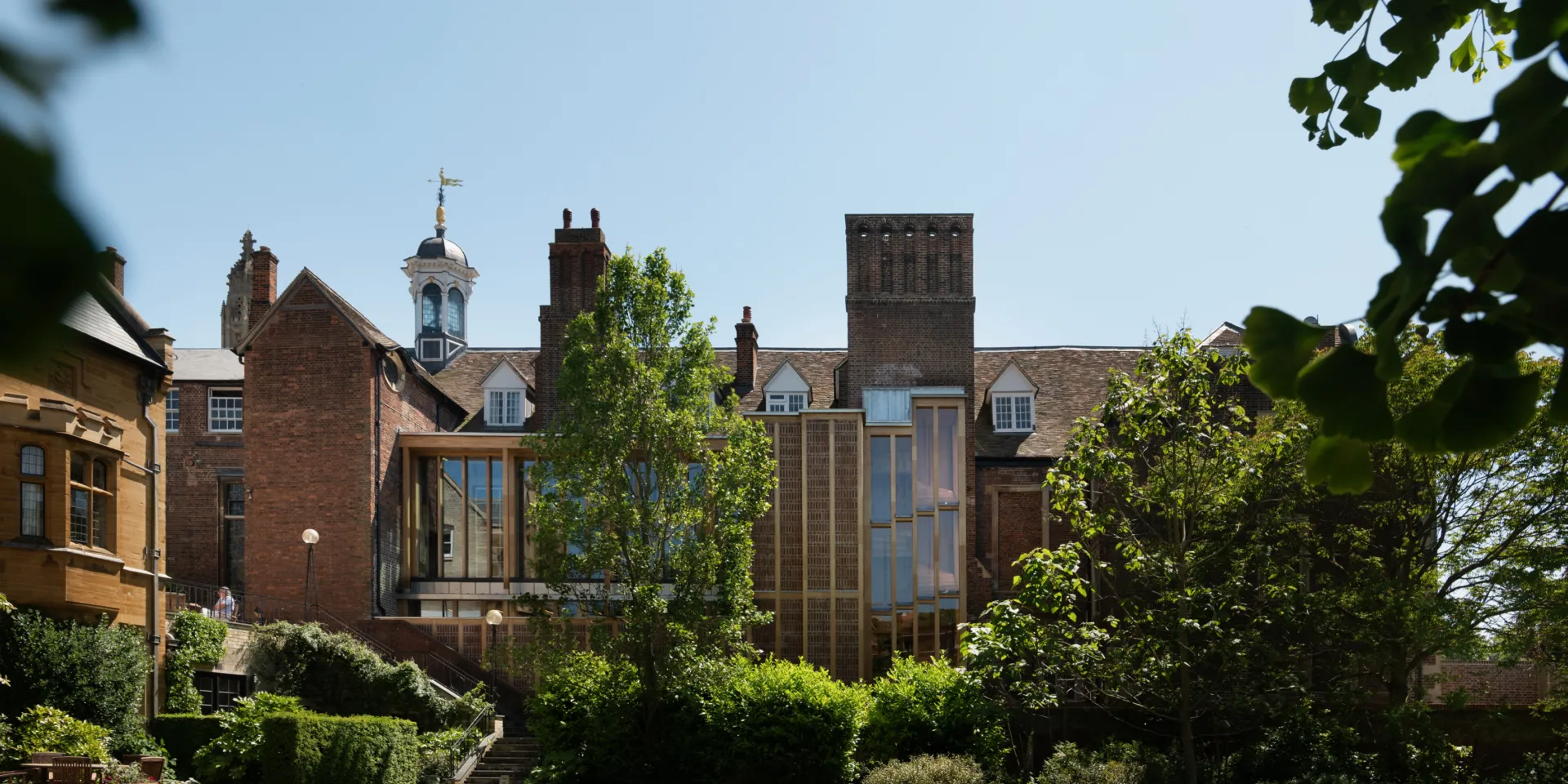 Building with grass in front