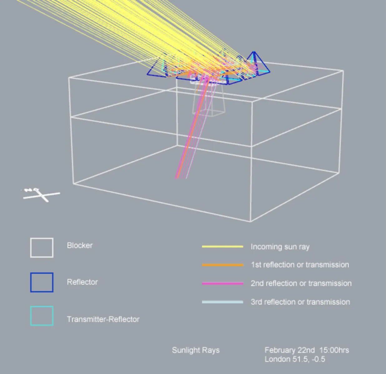 Beam Tracer app screen