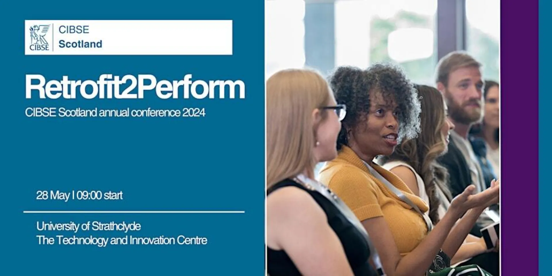 CIBSE Scotland 2024 annual conference flyer.