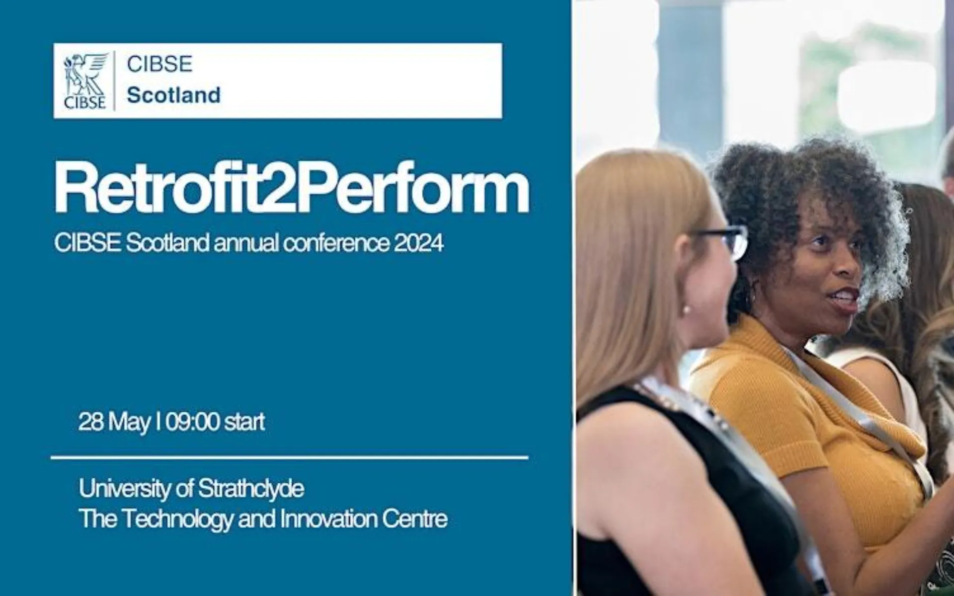 CIBSE Scotland 2024 annual conference flyer.