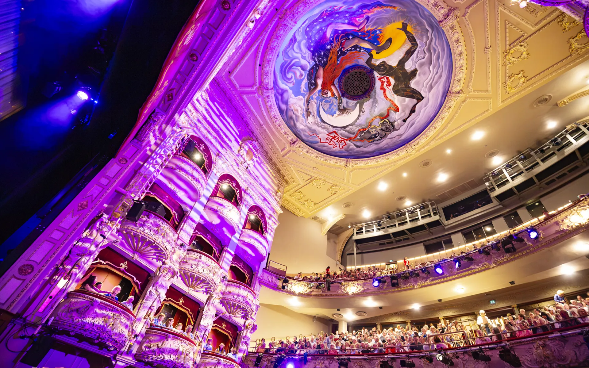 Main auditorium with audience