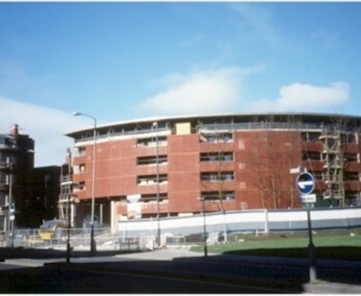 Colour photo of Caspar building in Leeds, taken from the road.