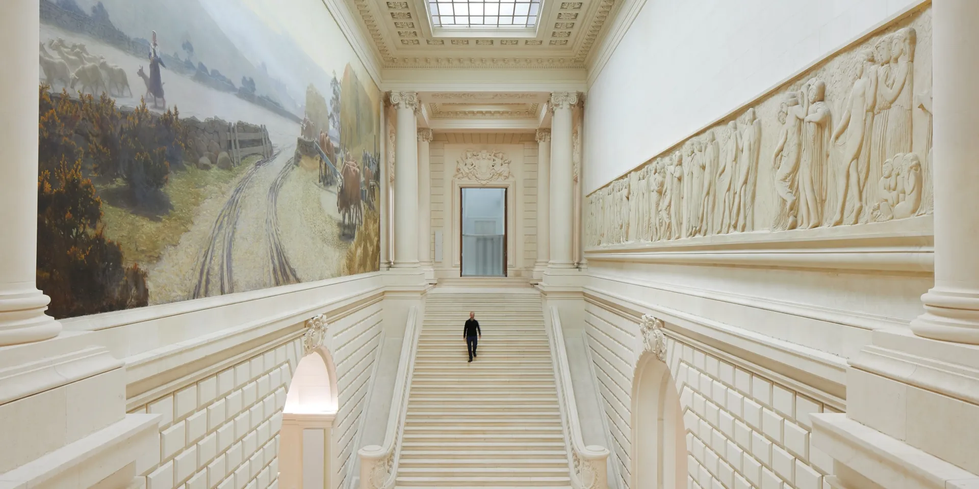 The interior of the gallery