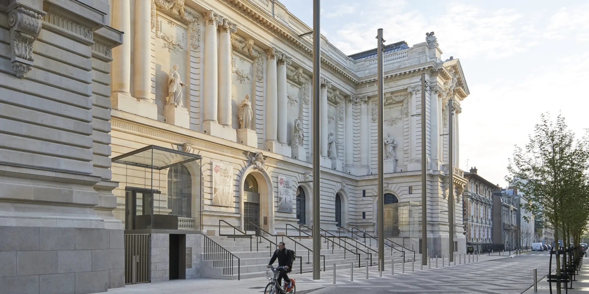 The exterior of the gallery