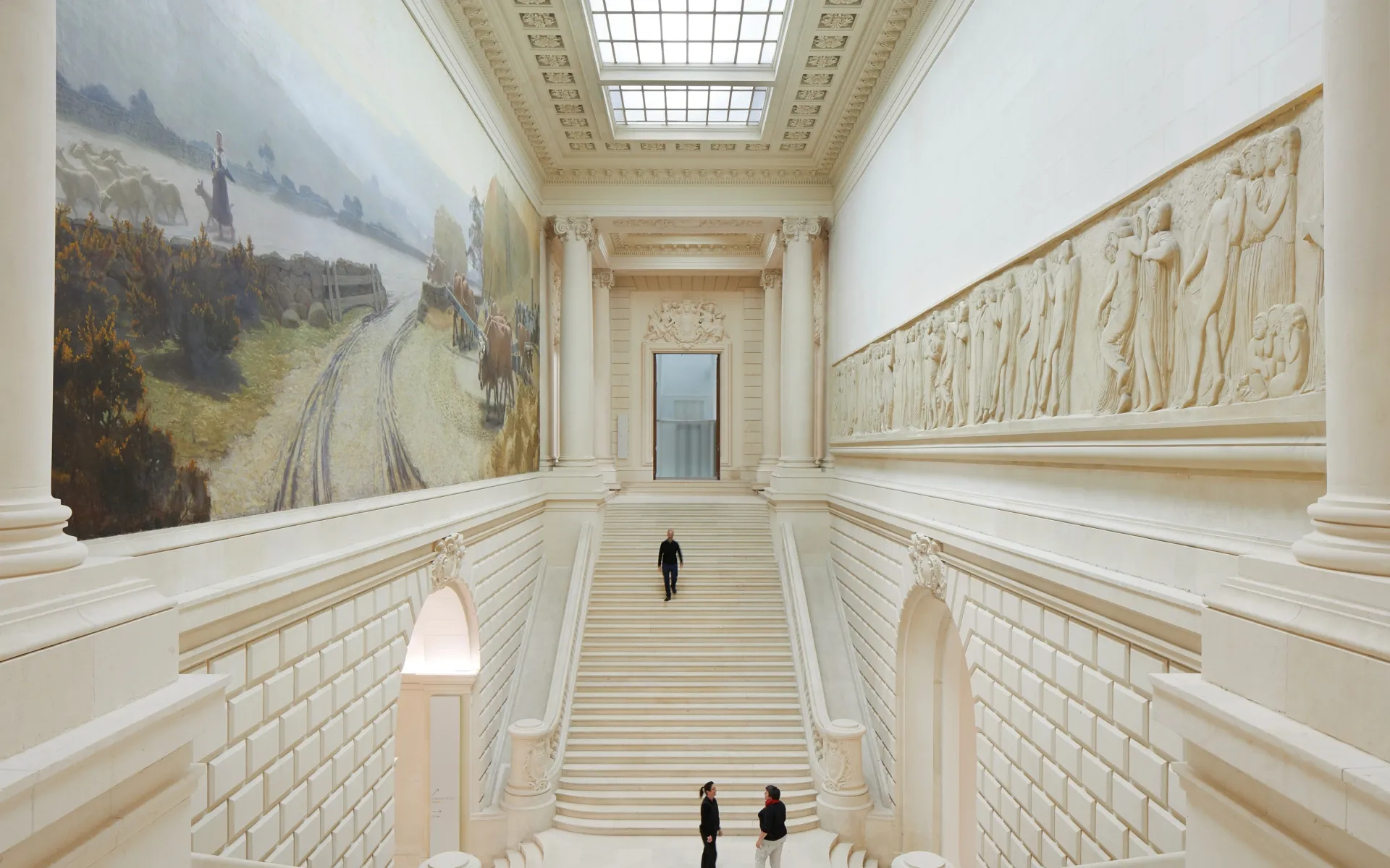 The interior of the gallery