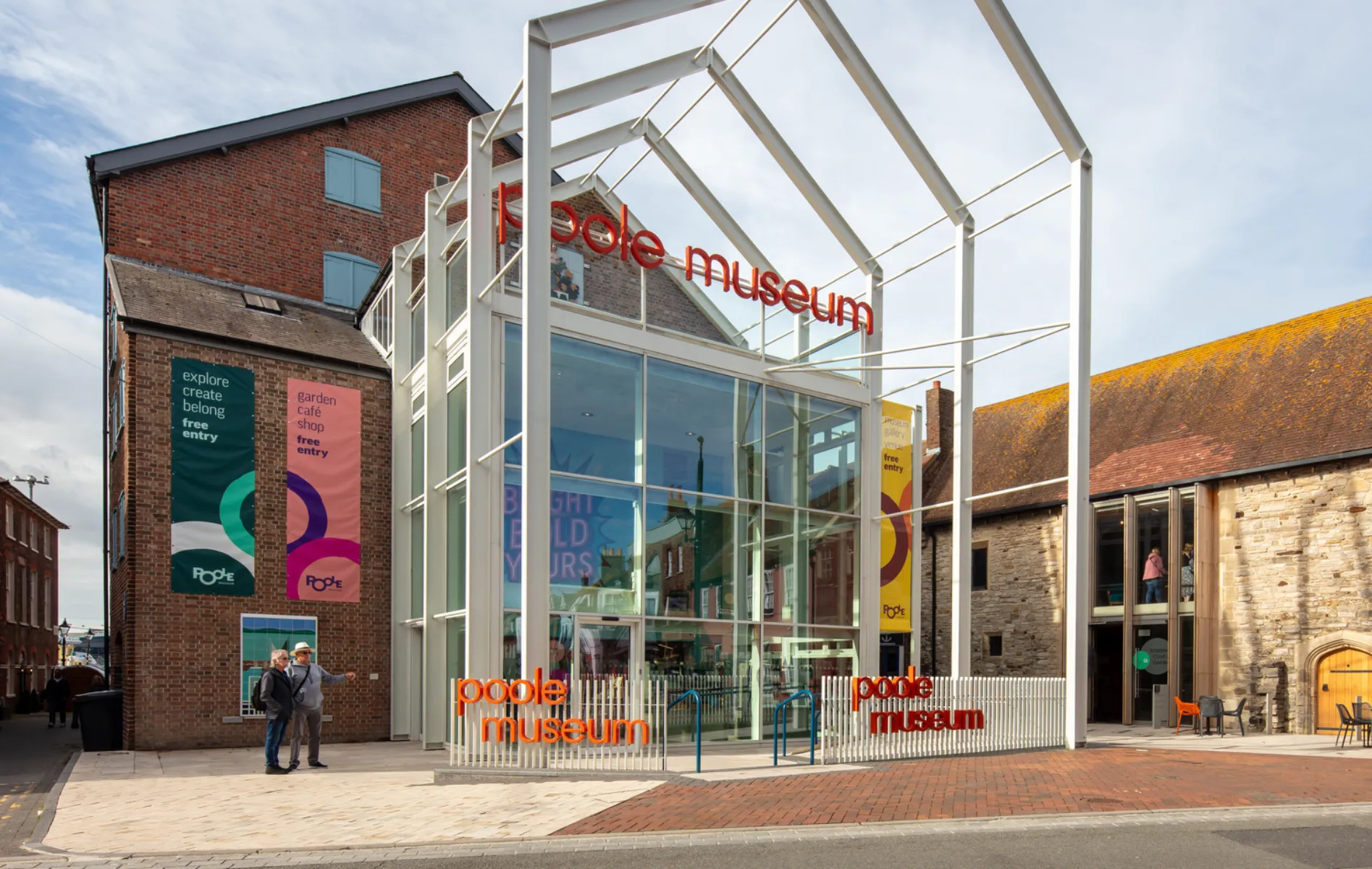 entrance to a museum