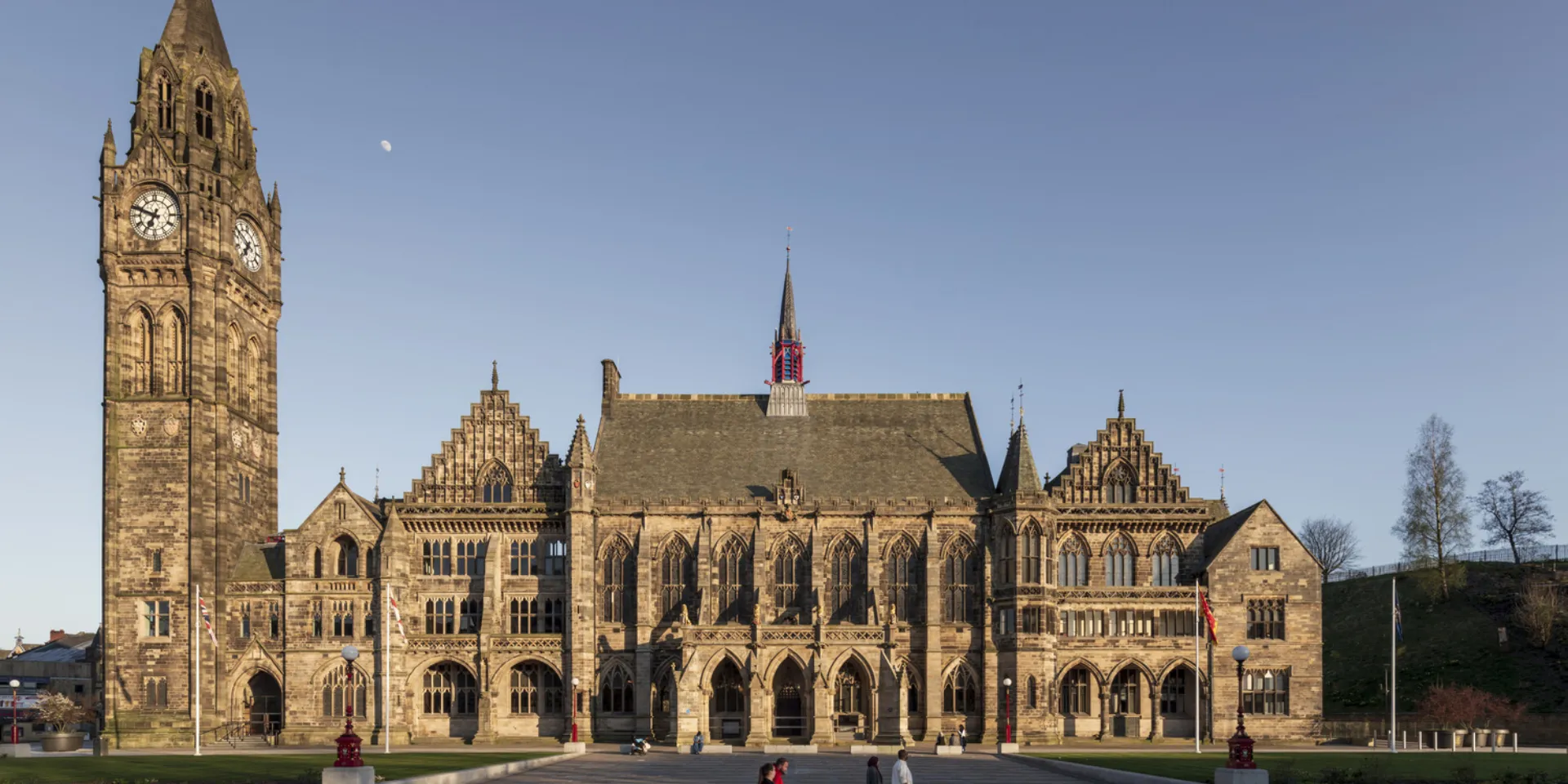 Gothic building with blue sky