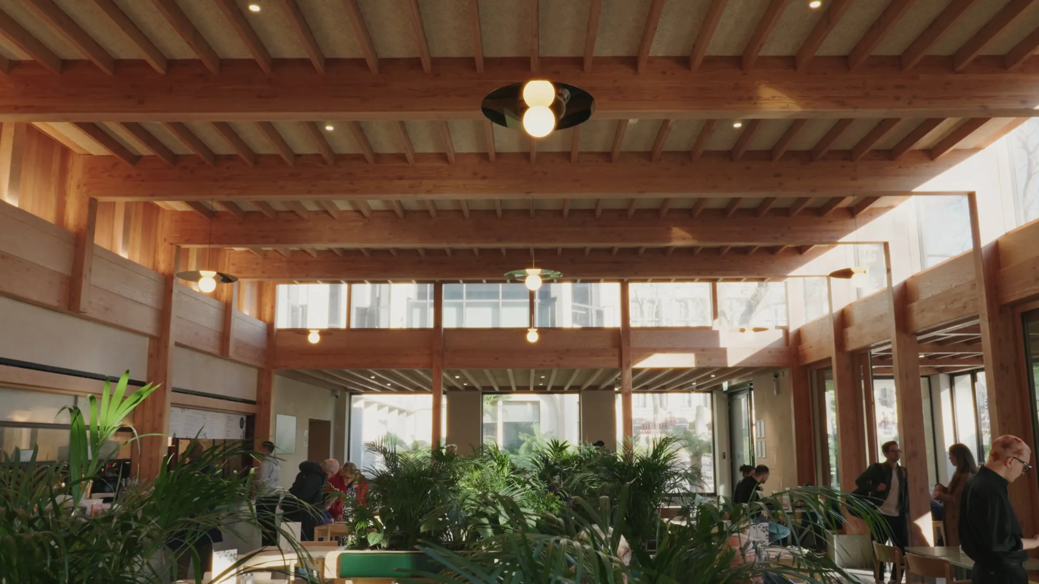 The inside of the Garden Cafe at Natural History Museum