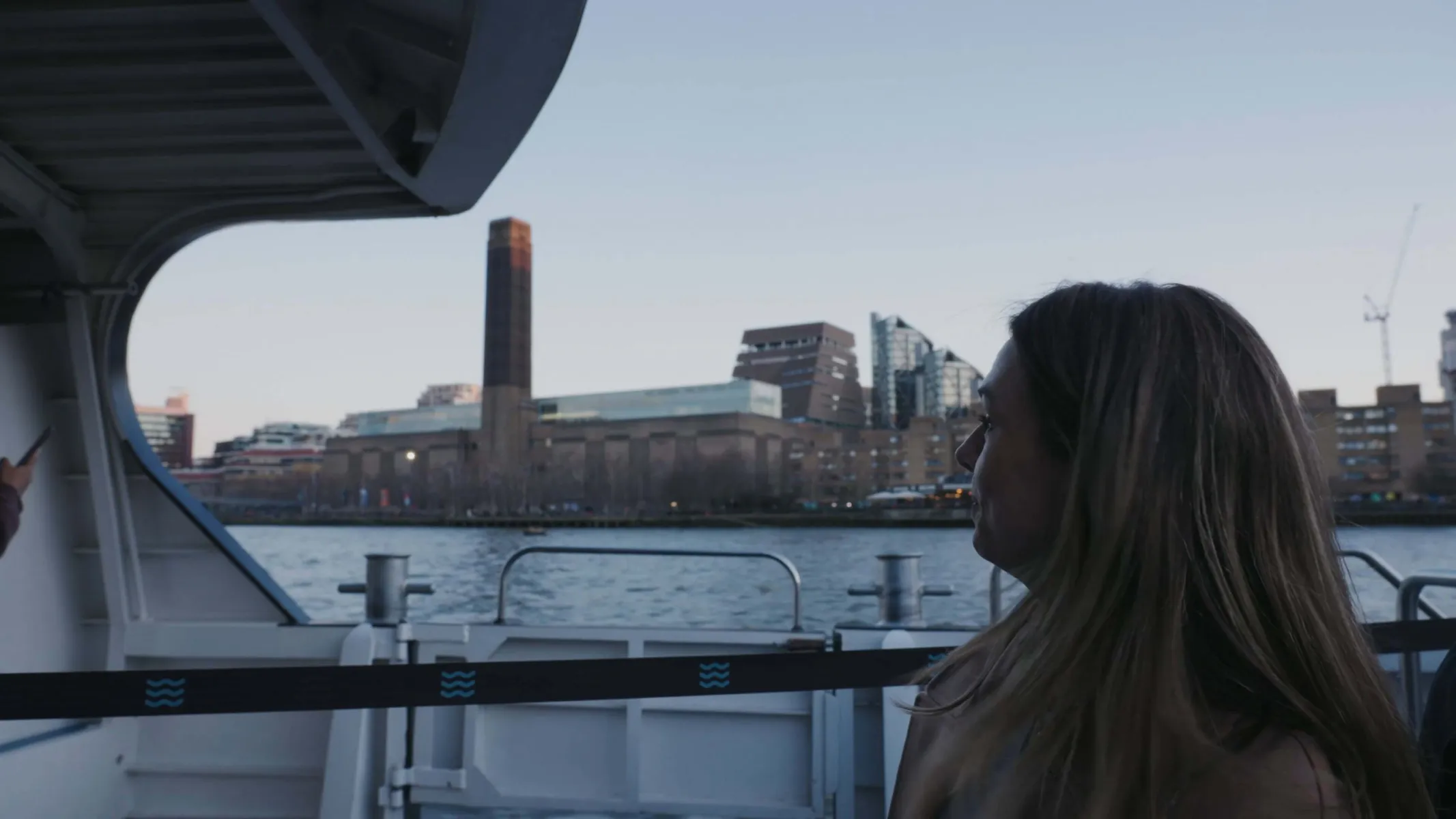 View of Tate Modern from the boat