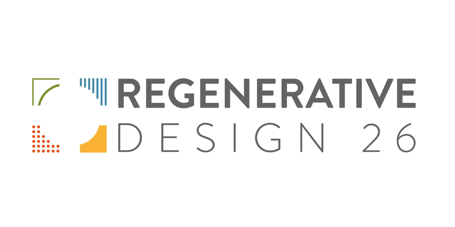 Event logo showing regenerative design and 2026